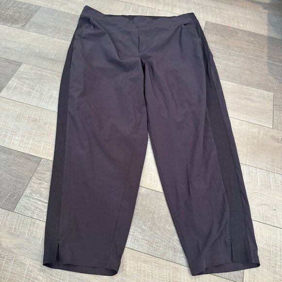 ATHLETA WOMENS PLUM COLOR PULL ON LIGHTWEIGHT PANTS SIZE 18 - Picture 1 of 11